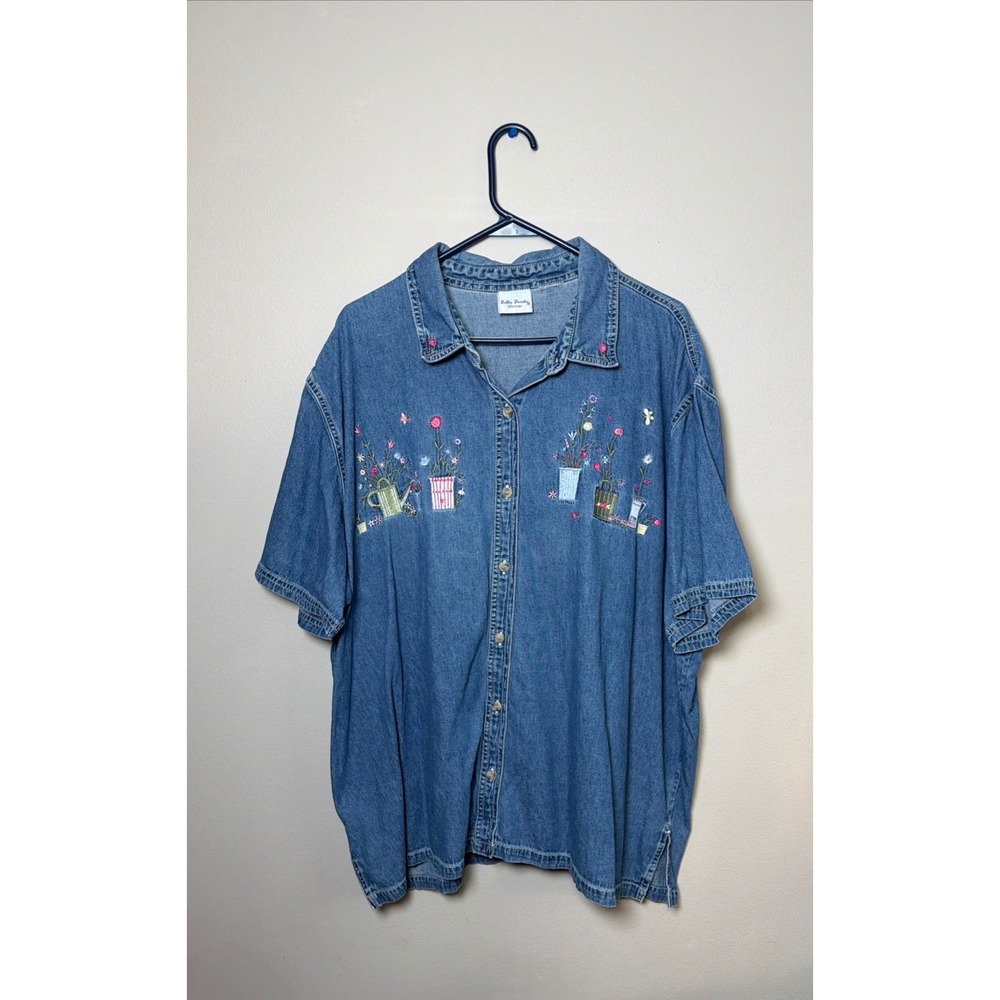 Vtg Bobbie Brooks Embroidered Denim *See Measurements size tag has been removed*